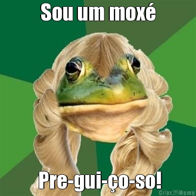 Sou um mox�  Pre-gui-�o-so!