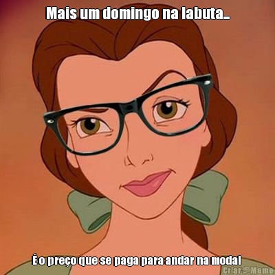 Mais um domingo na labuta... � o pre�o que se paga para andar na moda! 