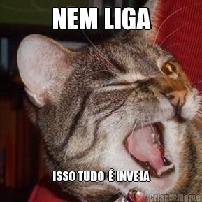 NEM LIGA ISSO TUDO  � INVEJA