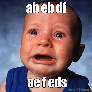 ab eb df  ae f eds
