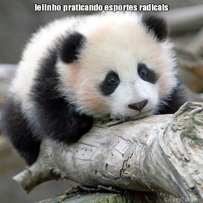 lelinho praticando esportes radicais 