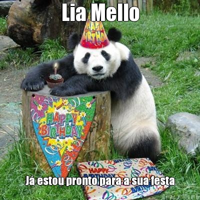Lia Mello J� estou pronto para a sua festa