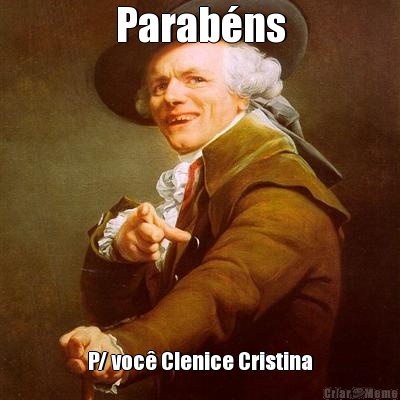 Parab�ns P/ voc� Clenice Cristina