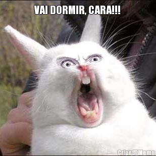 VAI DORMIR, CARA!!! 