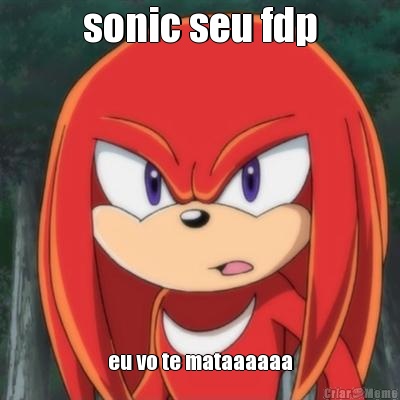 sonic seu fdp eu vo te mataaaaaa