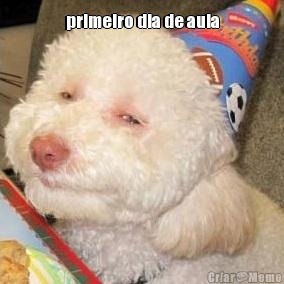 primeiro dia de aula 