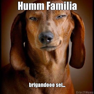 Humm Familia brigandooo sei....