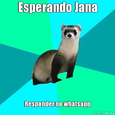 Esperando Jana Responder no whatsapp
