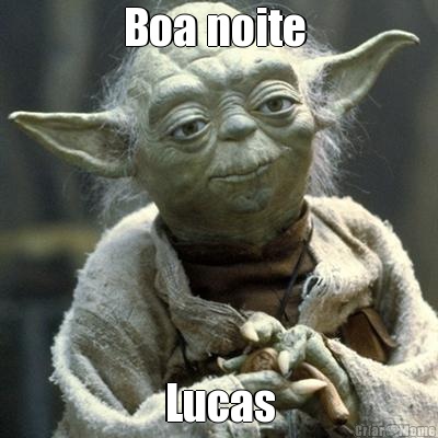 Boa noite  Lucas