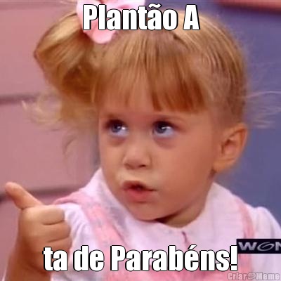 Plant�o A ta de Parab�ns!