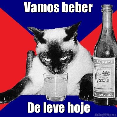 Vamos beber De leve hoje