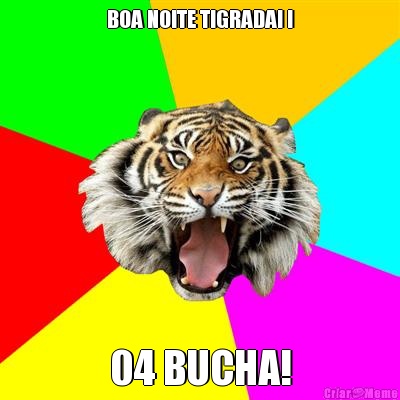 BOA NOITE TIGRADA! ! 04 BUCHA!
