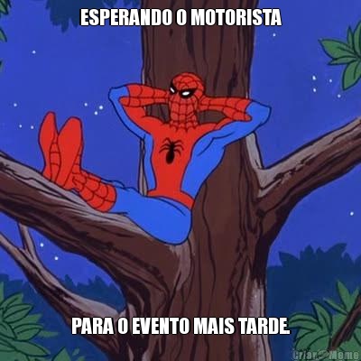 ESPERANDO O MOTORISTA PARA O EVENTO MAIS TARDE.