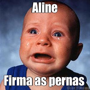 Aline Firma as pernas 
