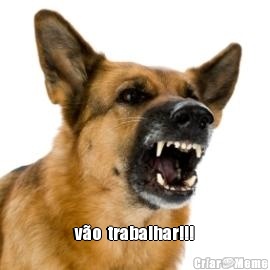  v�o  trabalhar!!!