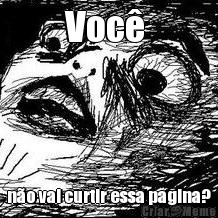 Voc�  n�o vai curtir essa pagina?