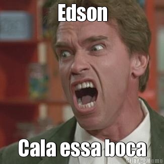 Edson Cala essa boca
