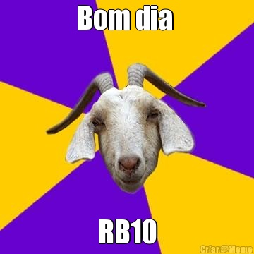 Bom dia  RB10