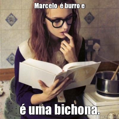 Marcelo  � burro e � uma bichona.