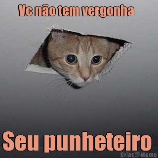 Vc n�o tem vergonha   Seu punheteiro 