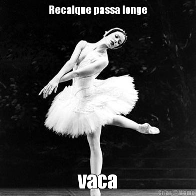 Recalque passa longe vaca