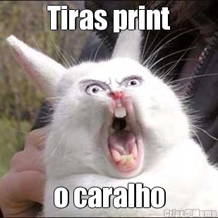 Tiras print o caralho