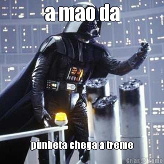 a mao da punheta chega a treme