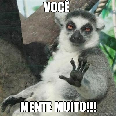 VOC�  MENTE MUITO!!!