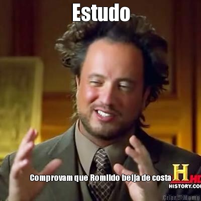 Estudo Comprovam que Romildo beija de costa