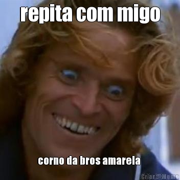 repita com migo corno da bros amarela 