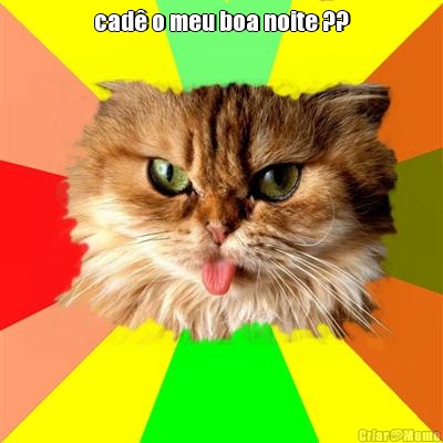cad� o meu boa noite ?? 