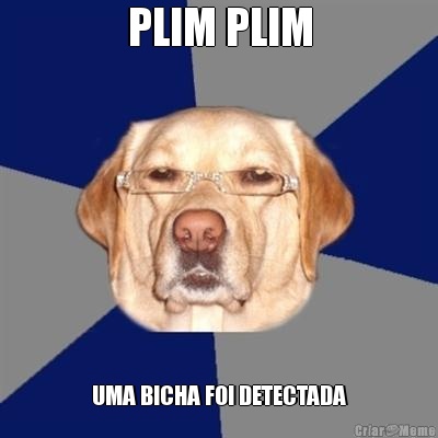 PLIM PLIM UMA BICHA FOI DETECTADA
