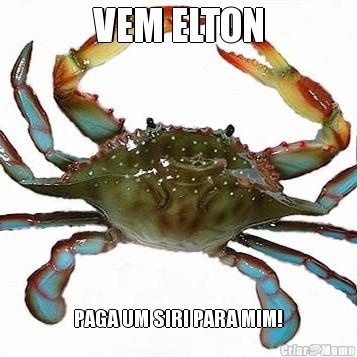 VEM ELTON PAGA UM SIRI PARA MIM!