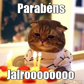 Parab�ns  Jairoooooooo 
