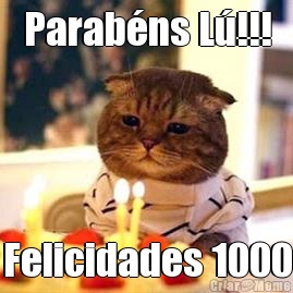 Parab�ns L�!!! Felicidades 1000