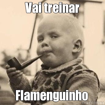 Vai treinar Flamenguinho 