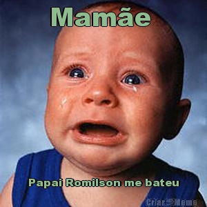 Mam�e  Papai Romilson me bateu