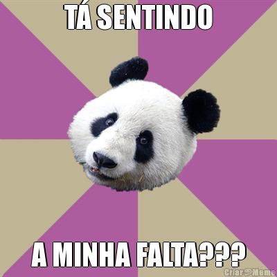T� SENTINDO A MINHA FALTA???