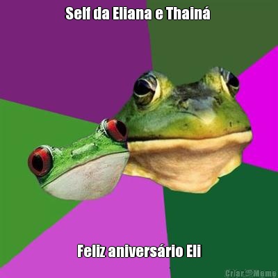 Self da Eliana e Thain�  Feliz anivers�rio Eli