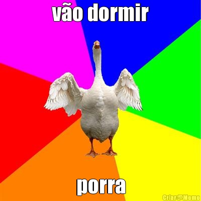 v�o dormir porra