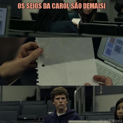 OS SEIOS DA CAROL S�O DEMAIS! 