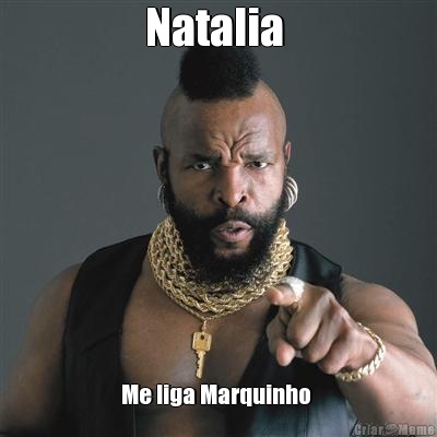 Natalia  Me liga Marquinho 