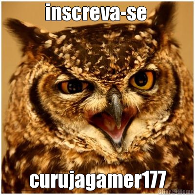 inscreva-se  curujagamer177
