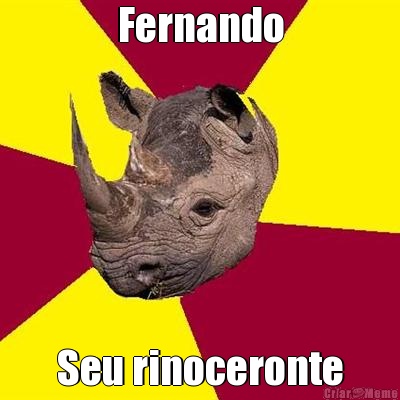 Fernando Seu rinoceronte