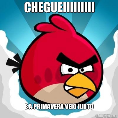 CHEGUEI!!!!!!!! E A PRIMAVERA VEIO JUNTO