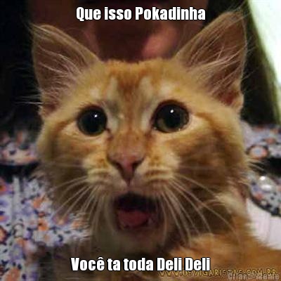 Que isso Pokadinha Voc� ta toda Deli Deli