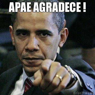 APAE AGRADECE ! 