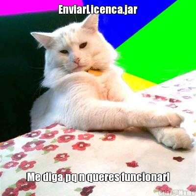 EnviarLicenca.jar Me diga pq n queres funcionar!