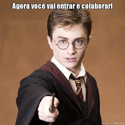 Agora voc� vai entrar e colaborar! 