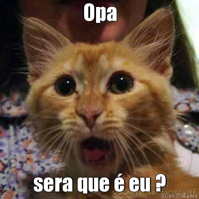 Opa sera que � eu ?